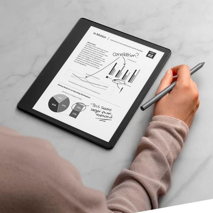 Image du produit Amazon Ebook Kindle Scribe 10.2 16GB WiFi Basic Pen Grey (10.20", 16 Go, Gris)