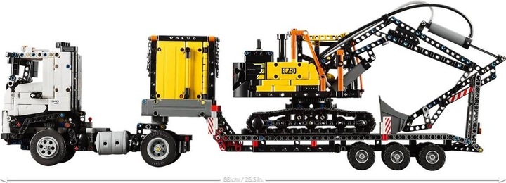 Productafbeelding LEGO 42175 Volvo FMX vrachtwagen met EC230 elektrische rupsgraafmachine (42175, LEGO Technic)