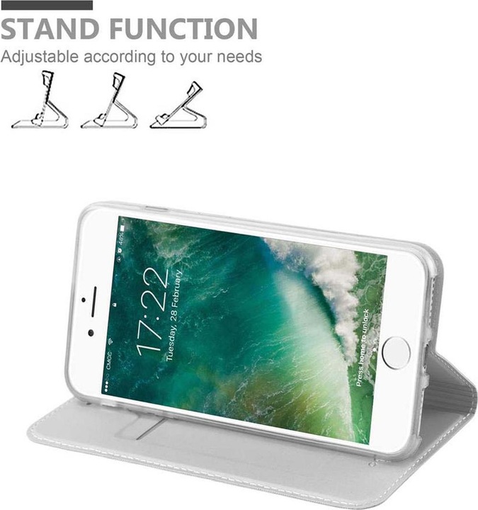 Productafbeelding Cadorabo Boek Classy Style Cover (Apple iPhone 7 Plus, Apple iPhone 7s Plus)