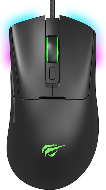 Actual product image Havit MS966 RGB wired gaming mouse (black)