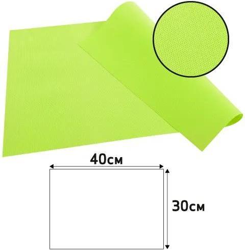 Image du produit PROnappe Set de table jetable Spunbond, 400 x 300 mm, kiwigrn (100 pcs, 30 x 40 cm)