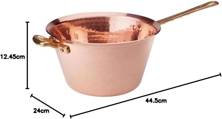 Immagine prodotto Pentole Agnelli ALCM165M20 Copper Kettle with Brass Handle 20cm (Rame)