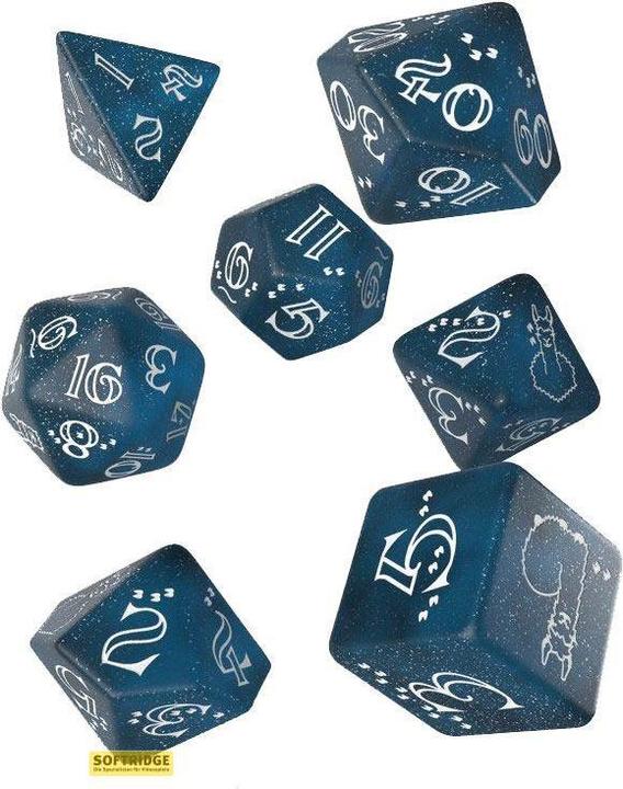 Glitzerndes Dunkelblau & Weiss