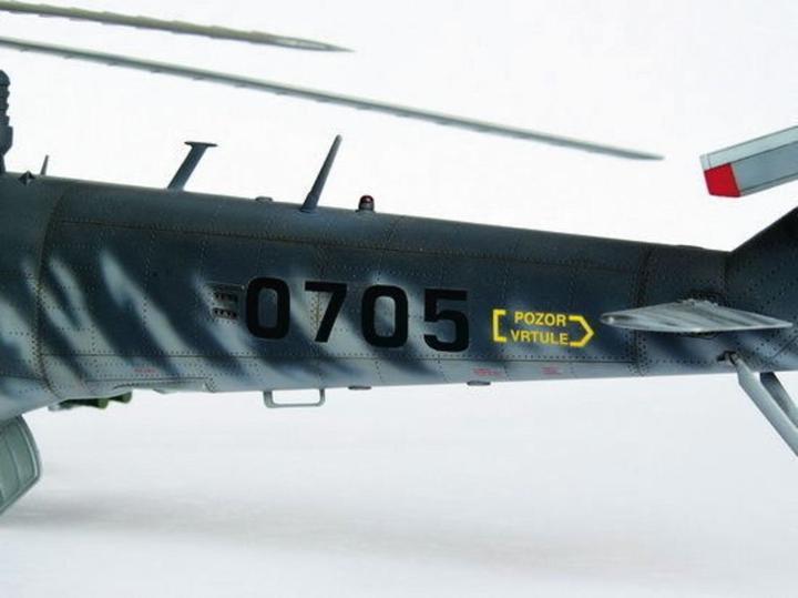 Actual product image Trumpeter Mil Mi-24 V Hind-E