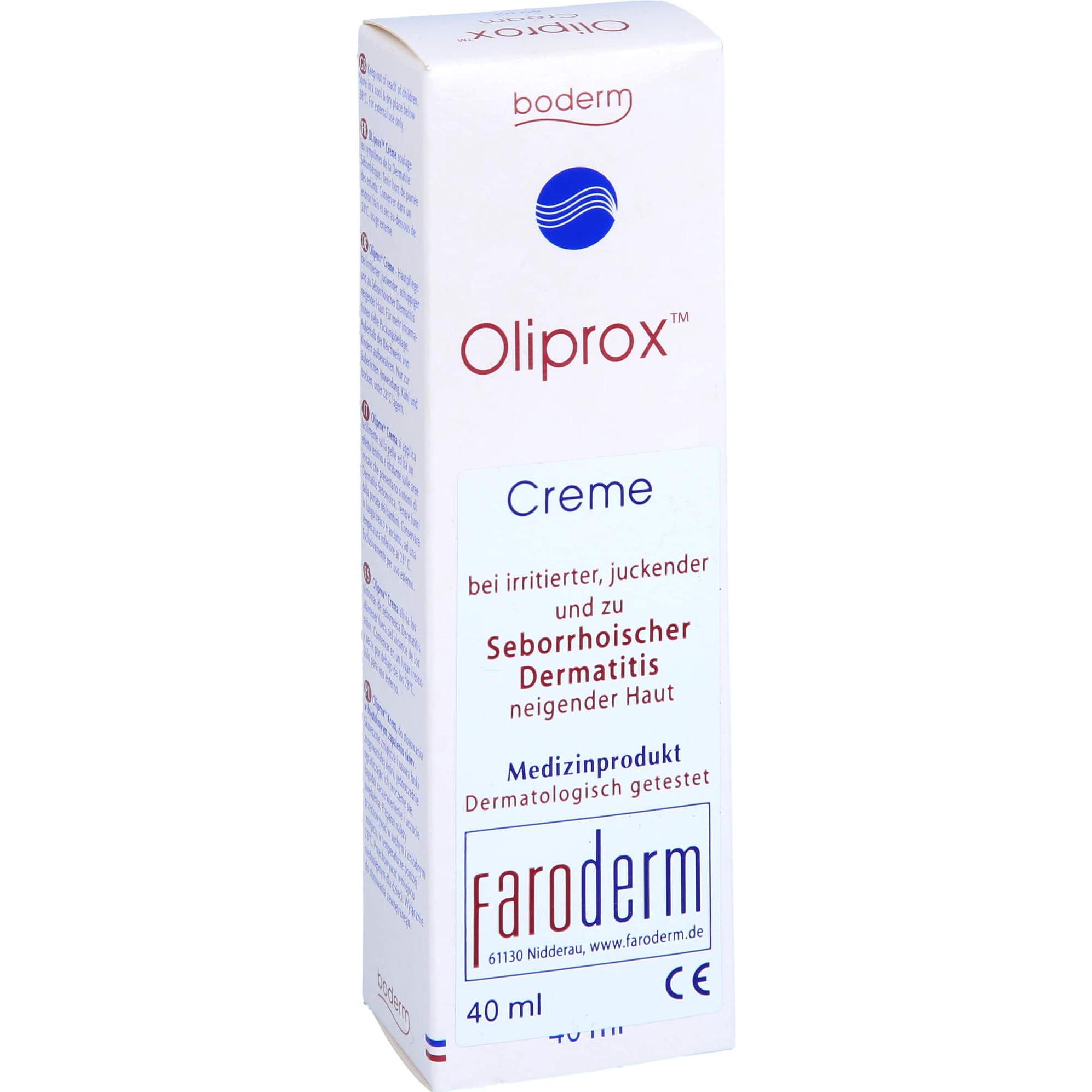 Faroderm, Nagelpflegemittel, Oliprox Creme Seborrhoische Dermatitis, 40 ml CRE (40 ml)