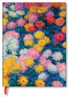 Produktbild Paperblanks Notizbuch PB Midi Monets Chrysant.dotted (120 x 180 mm, Gepunktet, Harter Einband)