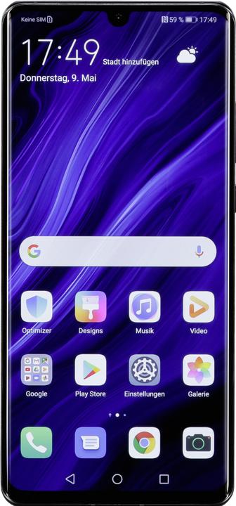 Actual product image Huawei P30 Pro (EU) (256 GB, Black, 6.47", Hybrid Dual SIM, 4G)