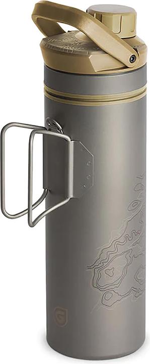 Actual product image Grayl UltraPress Purifier Titanium Bottle Desert Tan (0.50 l)