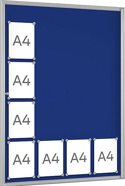 Image du produit Schaar-Design Vitrine simple BASIC (Tableau noir, 134 x 98.50 cm)