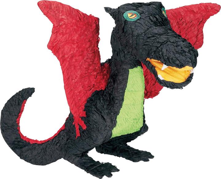 Amscan Pinata schwarzer Drache Papier 80 x 49,5 x 44,4 cm (1 Stk.)