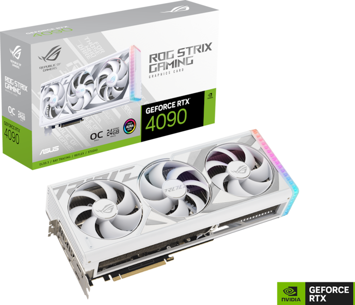 Produktbild ASUS ROG STRIX GeForce RTX 4090 24GB White OC Edition (24 GB)