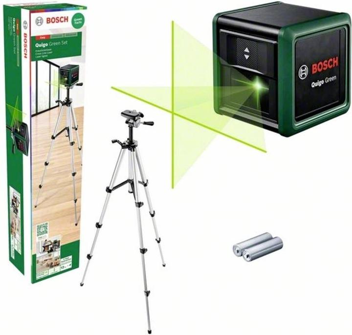 Bosch Home & Garden Livella laser multifunzione Quigo Green Set