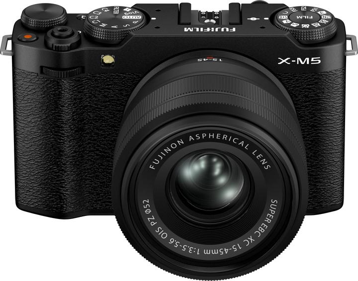Actual product image Fujifilm X-M5 + Fujinon XC 15-45mm F3.5-5.6 OIS PZ (15 - 45 mm, 26.10 Mpx, APS-C / DX)