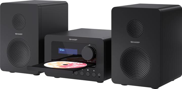 Productafbeelding Sharp XL-B520D DAB+/BT Hifisysteem zwart (Bluetooth, CD Speler, 2x 20 W)