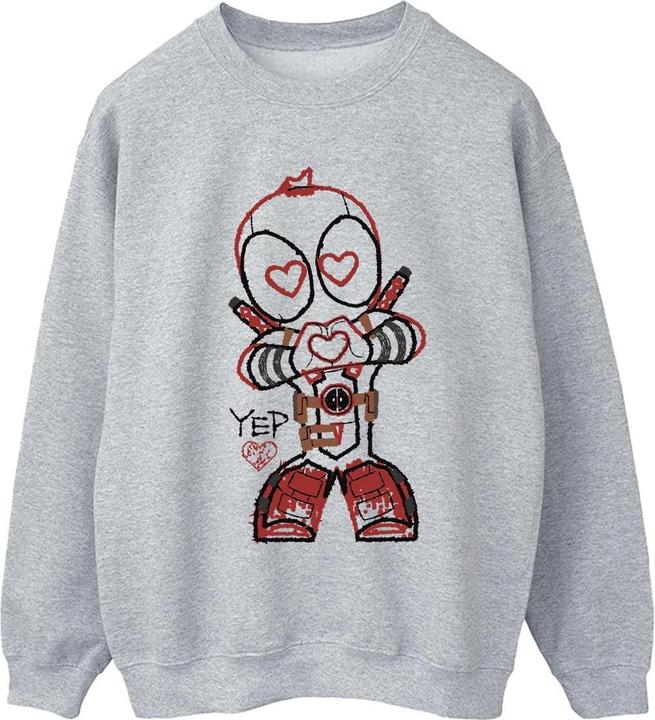 Produktbild Deadpool Love Beam Line Sweatshirt (XL)