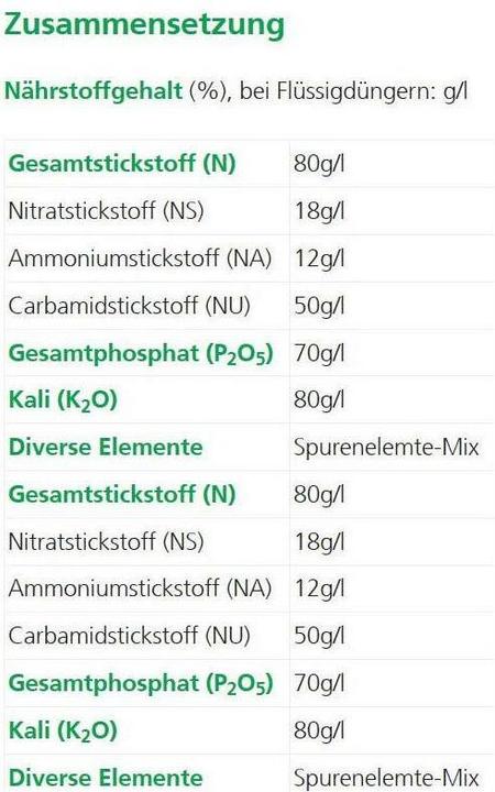 Actual product image Hauert Blüte (1.33 kg, 1 l)