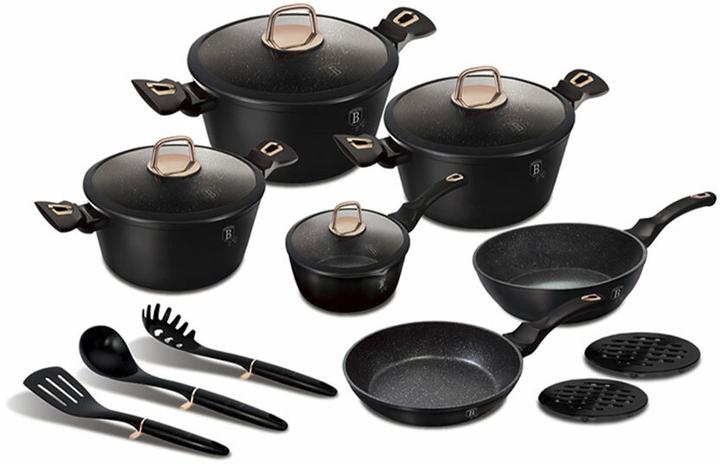 Immagine prodotto BerlingerHaus Collezione Black Rose (28 cm, Padella per friggere, Pentola)