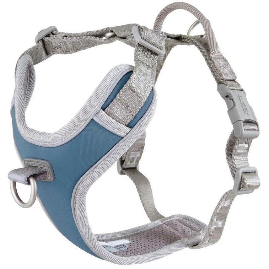 Hurtta Geschirr Venture No-Pull, 80-100, Blau (80, 85, 90, 95, 100, Hund, Allgemein), Halsband + Leine