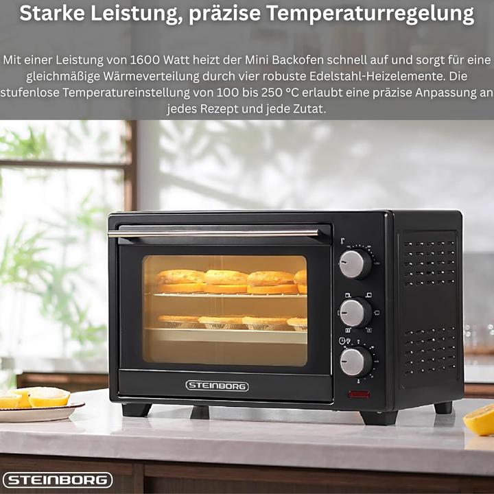 Produktbild Steinborg Mini Backofen mit Umluft