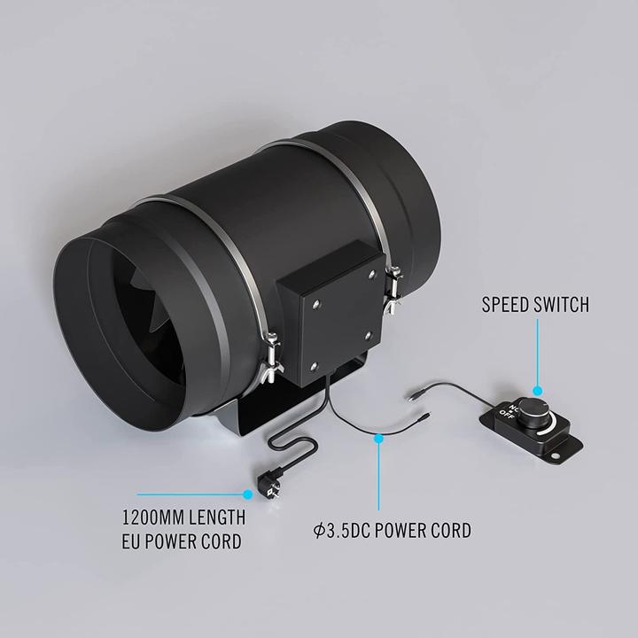 Actual product image Aygrochy 100mm con controlador de velocidad
