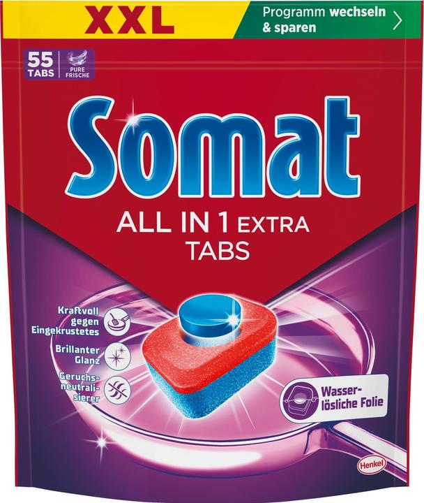 Image du produit Somat All in 1 Extra (Tabs, 55 Cycles de lavage)