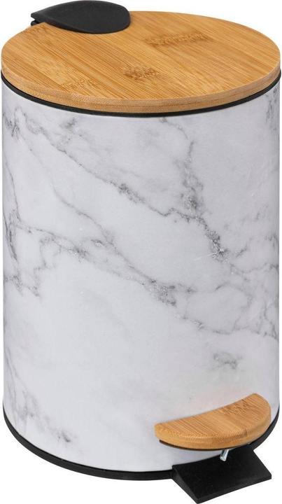 Immagine prodotto JTI Cestino a pedale per il bagno - finto marmo (3 l)