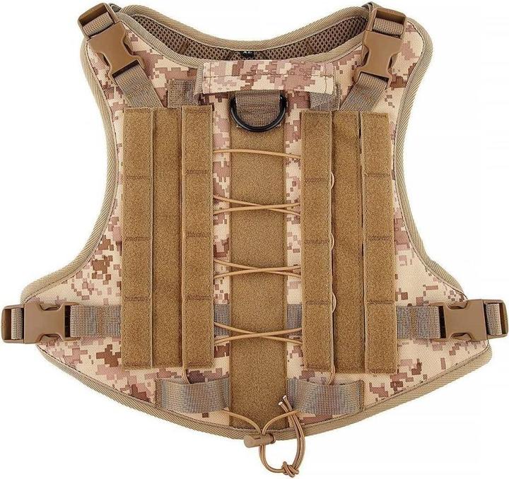 Actual product image amiplay Consumer electronics OEM Dog harness TACTICAL size XL brown (XL, Dog)