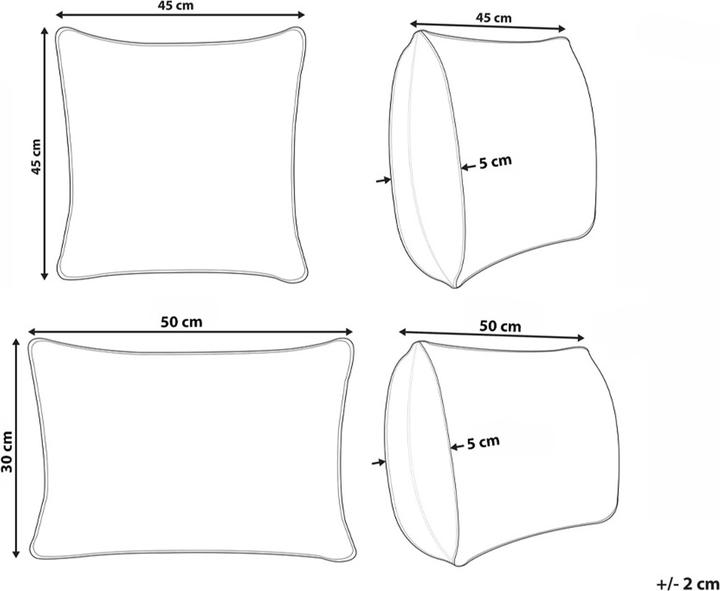 Produktbild Beliani Intsia (45 x 30 cm)
