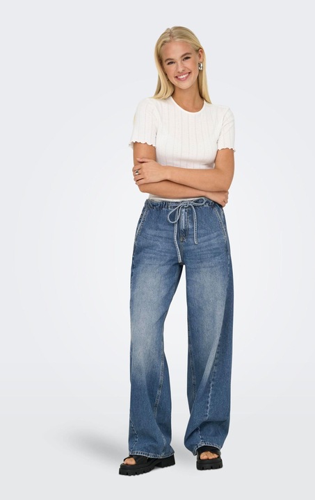 Produktbild Only Weiter Beinschnitt Jeans Jeans mit weitem Bein (32)