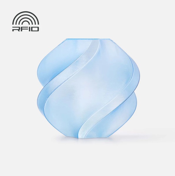 Actual product image Bambu Lab PETG Translucent (PETG, 1.75 mm, 1000 g, Transparent)
