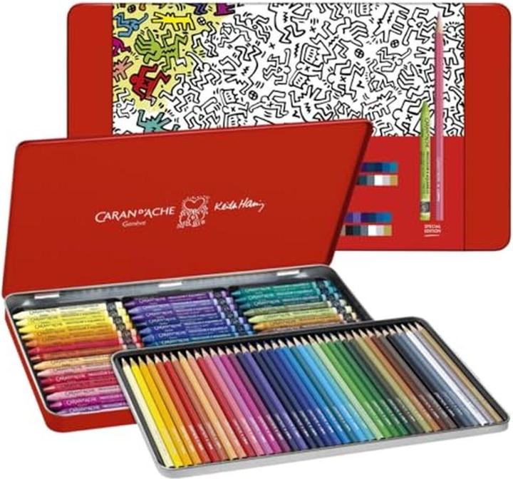 Produktbild Caran d'Ache Multiproduktset Keith Haring Sonderedition (82 x)