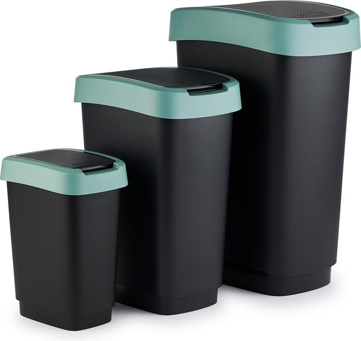 Actual product image Rotho Rubbish bag Rothau Twist 25L Black Dark Green (25 l)