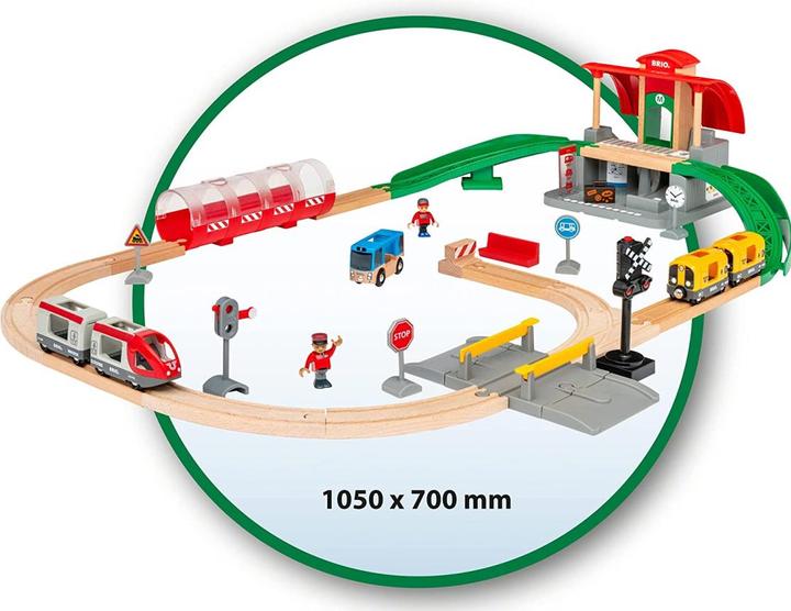 Actual product image Brio Large City Train Station Set