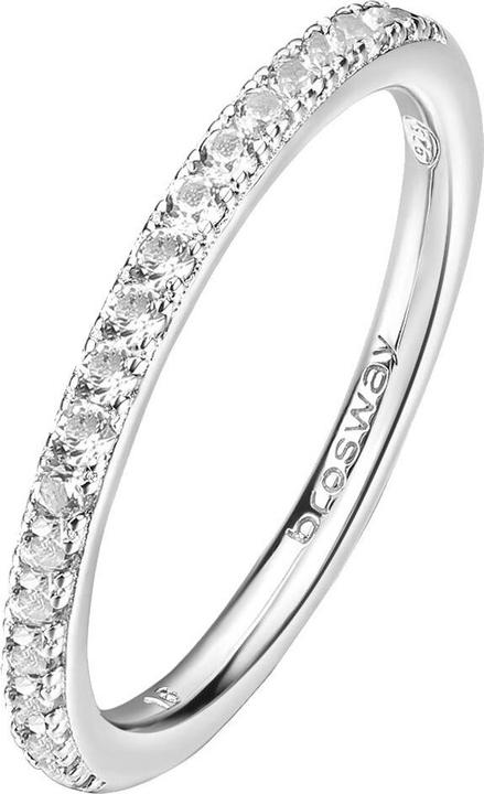 Actual product image Brosway Fancy Infinite White Sparkling Silver Ring FIW74 - Circuit: 54mm (54)