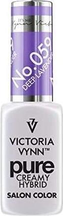 Actual product image Visconti Di Modrone Victoria Vynn Pure Creamy Hybrid No. 059 Deep Lavender (Violet, Gel-Effect Nail Polish)
