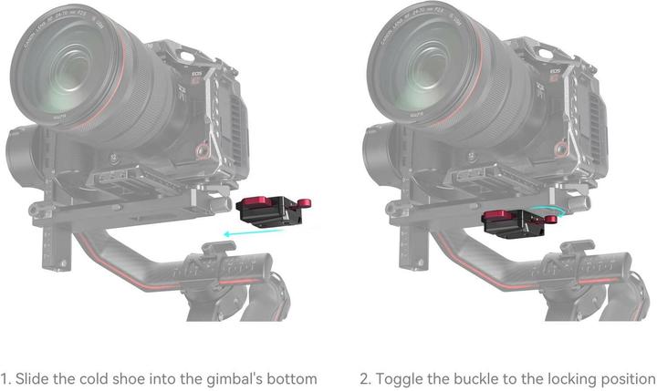 Produktbild SmallRig 4189 Power Supply Mount Plate for DJI RS Stabilizers (Gimbal Halterung)