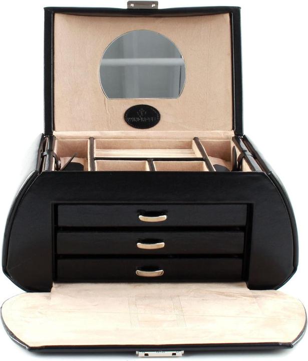 Produktbild Windrose Schmuckkästchen Merino 12 - Schwarz