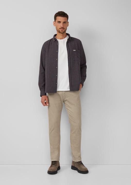 Immagine prodotto s.Oliver Hemd Regular Fit: Kariertes Hemd mit Struktur (M)