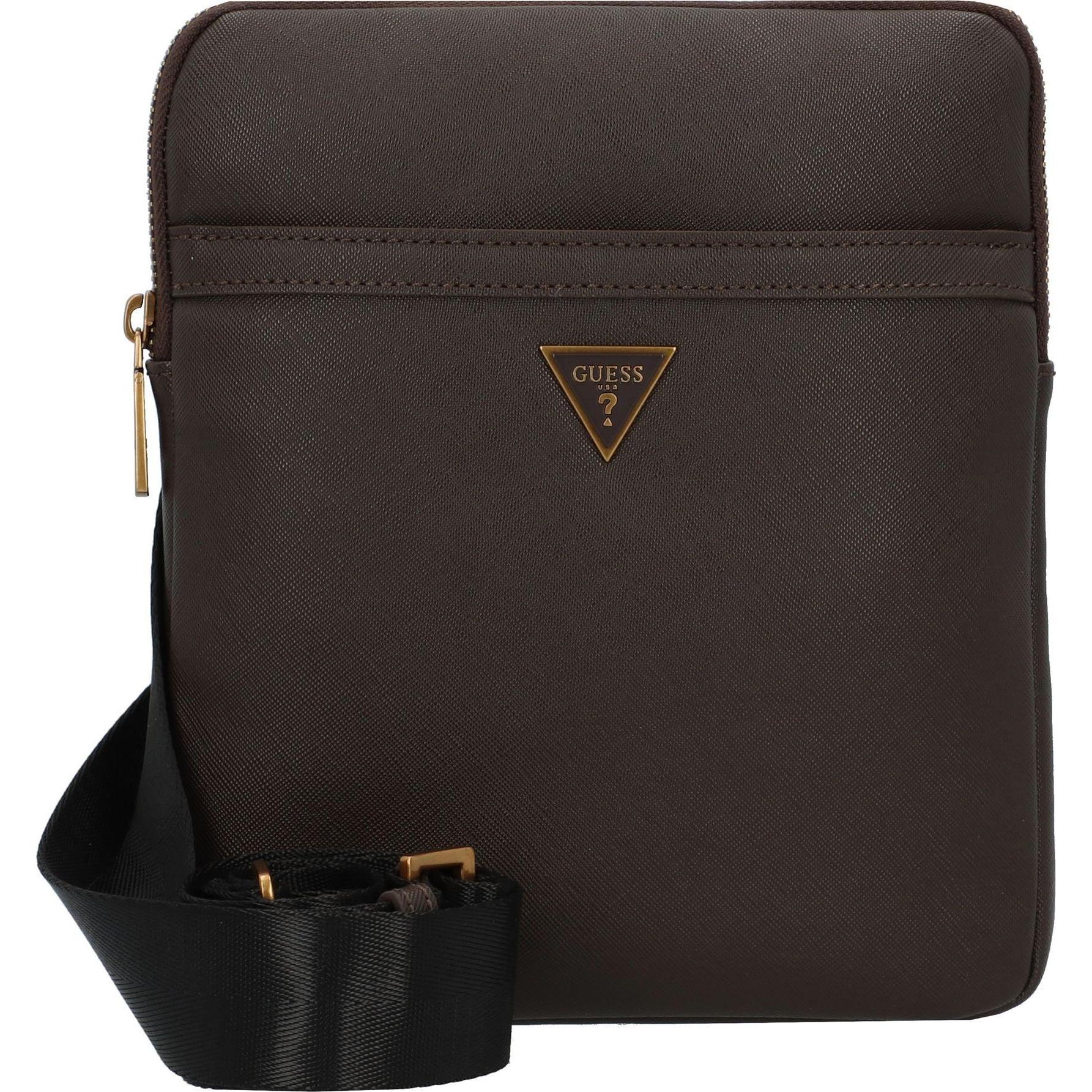 Guess, Handtasche, Certosa Umhängetasche 20 cm, Braun