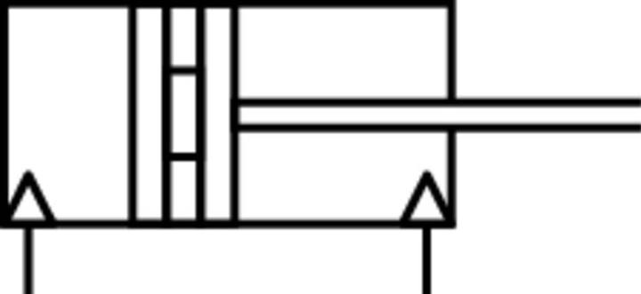 Actual product image Norgren RT/57108/M/10 Round cylinder Stroke length: 10 mm 1 pc.