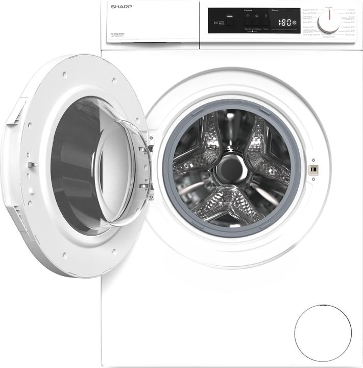 Actual product image Sharp ES NFA6101WD Front Loading Washing Machine 6Kg (6 kg, Left)