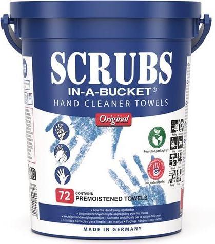 Image du produit Scrubs Lingettes nettoyantes antibactériennes (72 pcs)