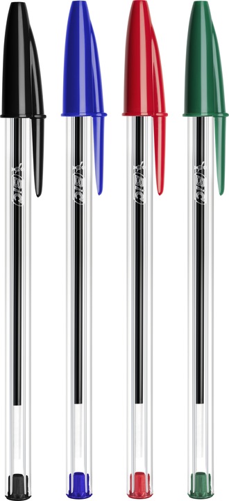 Immagine prodotto Bic Cristal Original, Penne a Sfera (Punta 1mm), Colori Assortiti, Barattolo 16+4 (Multicolore, 20 x)