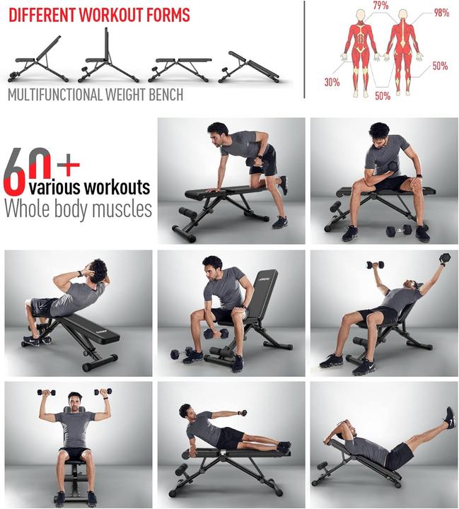 Image du produit Joroto MD35 Banc de musculation réglable