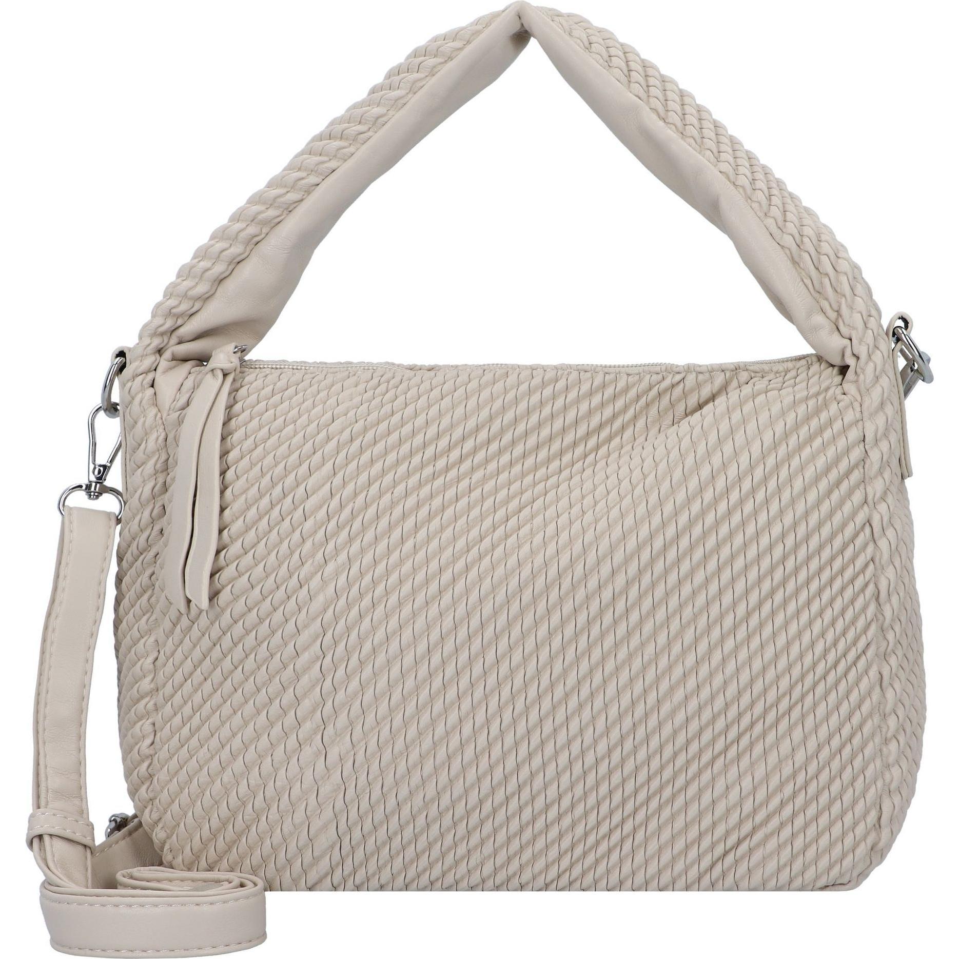 Tom Tailor, Handtasche, Nomi Schultertasche 27 cm, Weiss