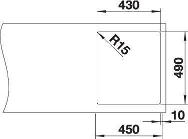 Productafbeelding Blanco Andano 400-IF/A (Aanrecht, 44 cm, 50 cm)