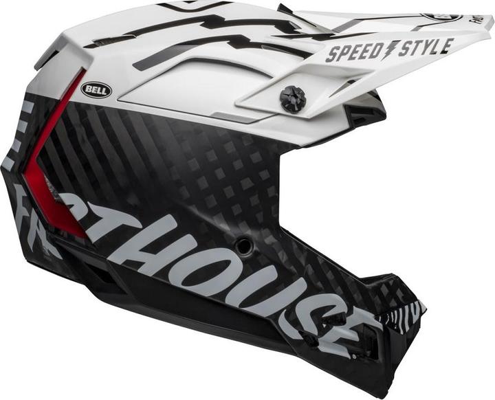 fasthouse matte-gloss white-black
