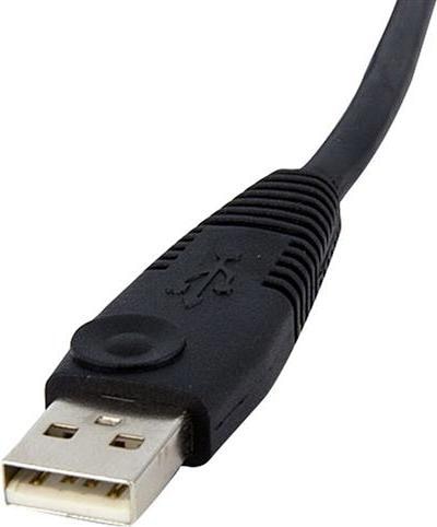 Produktbild StarTech 3 m 4-in-1 USB Dual Link DVI-D KVM-Switchkabel mit Audio und Mikrofon