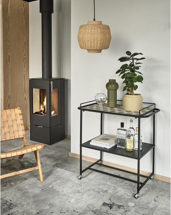 Produktbild F&R Pendel Vilna 40x35 cm Naturrattan (E27)