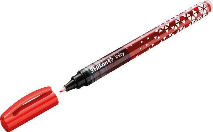 Produktbild Pelikan Tintenschreiber Inky 273 rot, Blisterverpackung sichtbarer Tintenstand, Strichstärke: 0,5 mm (Rot, Red, 1 x)